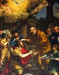 Paul's Sight Restored at the start of his ministry - 1631 Pietro De Cortano 