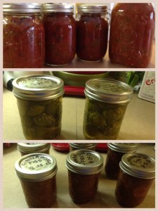 2013 Hot & Chunky Salsa, Sweet Cherry Peppers, Cinnamon Figs - 2013-08-26